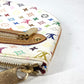 LOUIS VUITTON M60027 モノグラムマルチカラー ポシェットGM クラッチバッグ マルチポーチ 村上隆 ポーチ モノグラムマルチカラーキャンバス レディース ブロン ホワイト