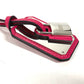HERMES O'Kelly GM Accessory Long Necklace in Swift Leather, Women's, Rose Mexico Pink