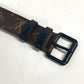 LOUIS VUITTON MP228T モノグラム サンチュールシグネチャー 35MM チェーン ズボン用ベルト ベルト モノグラムキャンバス メンズ オレンジ