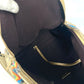 CHANEL AS0867 Coco Mark CC Logo Graffiti Backpack Leather/Canvas Unisex Gold