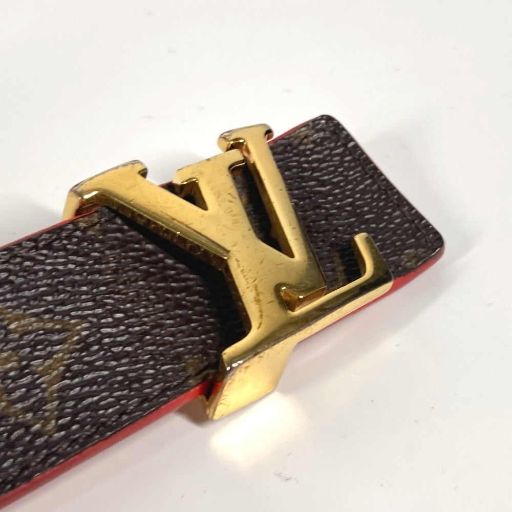 LOUIS VUITTON M9498X モノグラム サンチュール・LVイニシャル 30MM リバーシブル ベルト LVバックル アクセサリー ズボン用ベルト ベルト モノグラムキャンバス レディース レッド