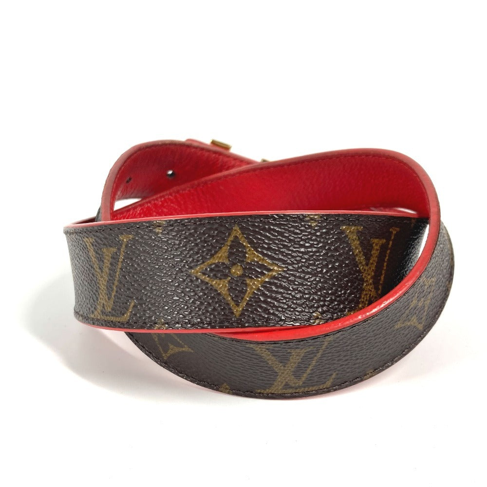 LOUIS VUITTON M9498X モノグラム サンチュール・LVイニシャル 30MM リバーシブル ベルト LVバックル アクセサリー ズボン用ベルト ベルト モノグラムキャンバス レディース レッド