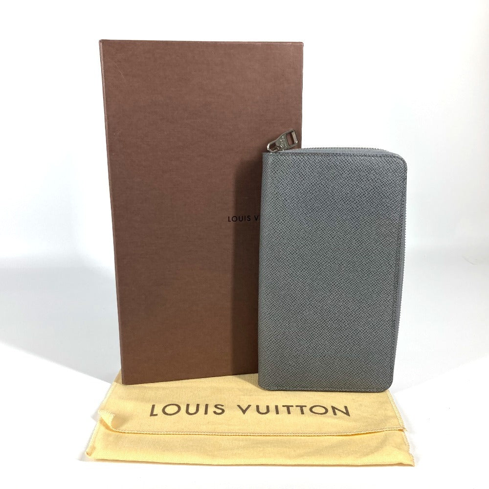LOUIS VUITTON M30517 タイガ ジッピー・オーガナイザー ロングウォレット ラウンドファスナー 長財布 タイガレザー メンズ グラシエ グレー