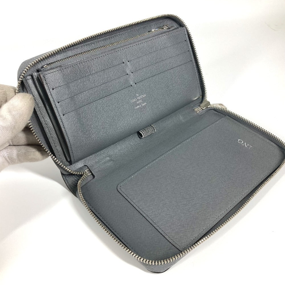 LOUIS VUITTON M30517 タイガ ジッピー・オーガナイザー ロングウォレット ラウンドファスナー 長財布 タイガレザー メンズ グラシエ グレー