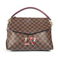 LOUIS VUITTON N40176 ダミエ ボブールスカーレット カバン トートバッグ 2WAYバッグ ショルダーバッグ ハンドバッグ ダミエキャンバス レディース エベヌ ブラウン