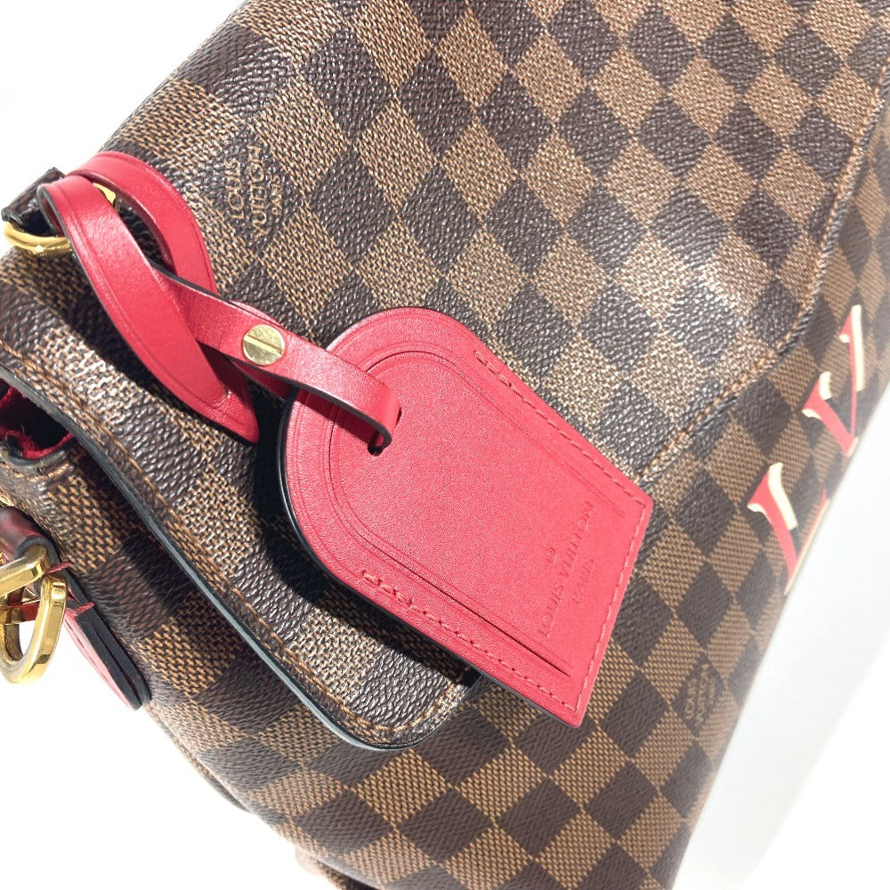 LOUIS VUITTON N40176 ダミエ ボブールスカーレット カバン トートバッグ 2WAYバッグ ショルダーバッグ ハンドバッグ ダミエキャンバス レディース エベヌ ブラウン
