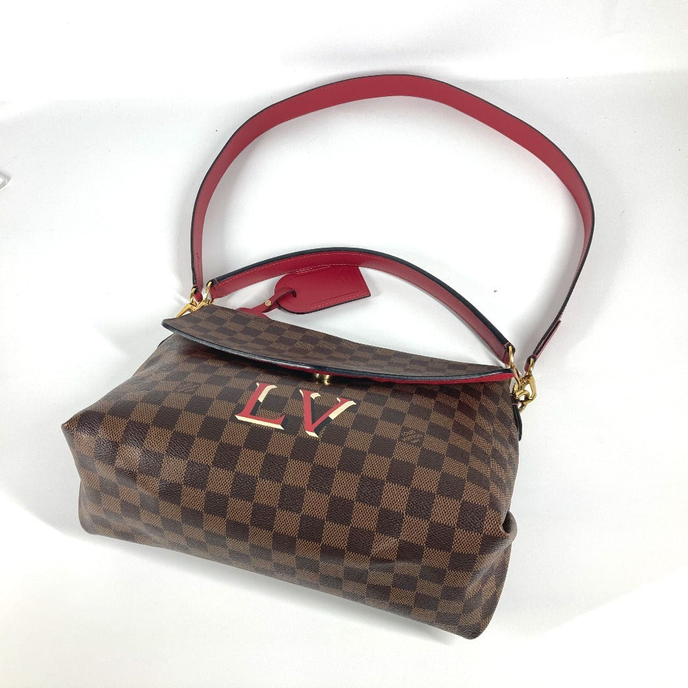 LOUIS VUITTON N40176 ダミエ ボブールスカーレット カバン トートバッグ 2WAYバッグ ショルダーバッグ ハンドバッグ ダミエキャンバス レディース エベヌ ブラウン