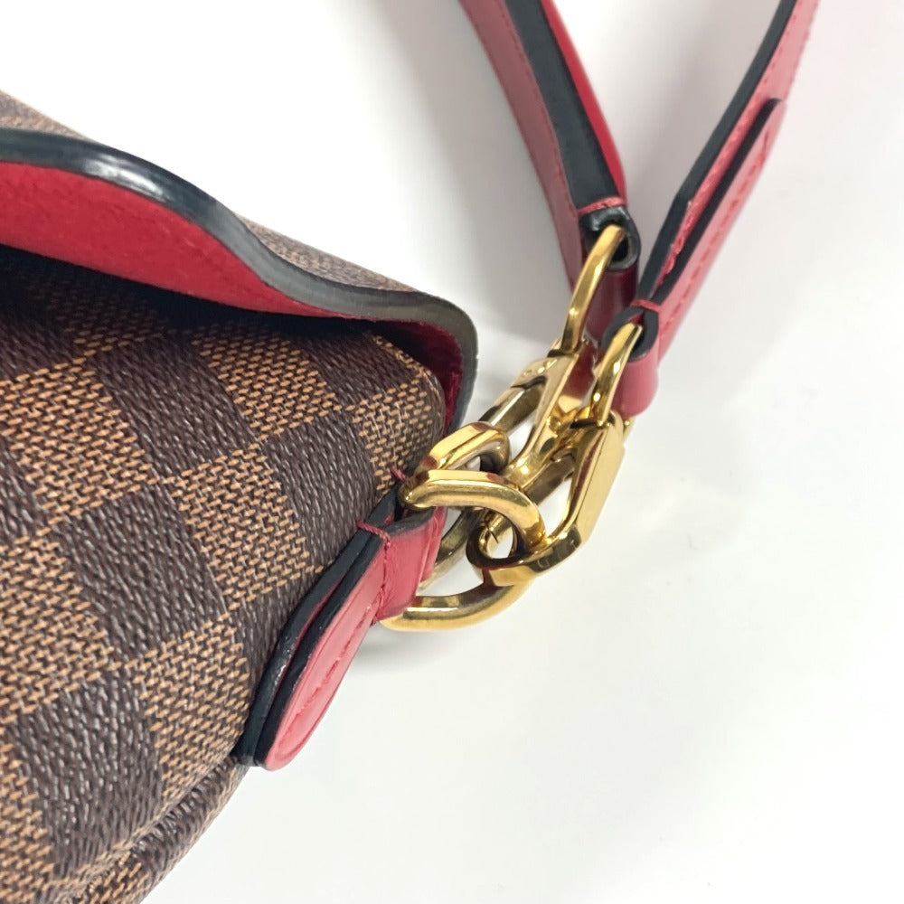 LOUIS VUITTON N40176 ダミエ ボブールスカーレット カバン トートバッグ 2WAYバッグ ショルダーバッグ ハンドバッグ ダミエキャンバス レディース エベヌ ブラウン