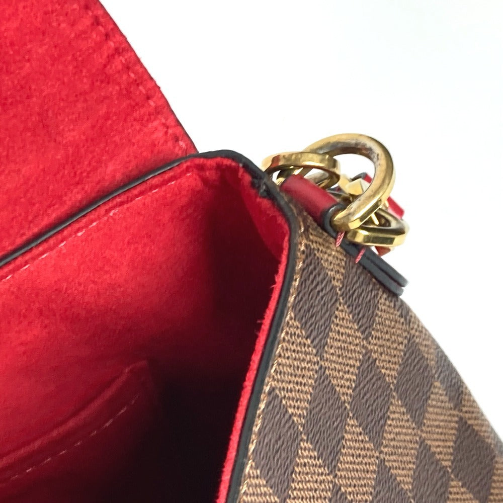 LOUIS VUITTON N40176 ダミエ ボブールスカーレット カバン トートバッグ 2WAYバッグ ショルダーバッグ ハンドバッグ ダミエキャンバス レディース エベヌ ブラウン