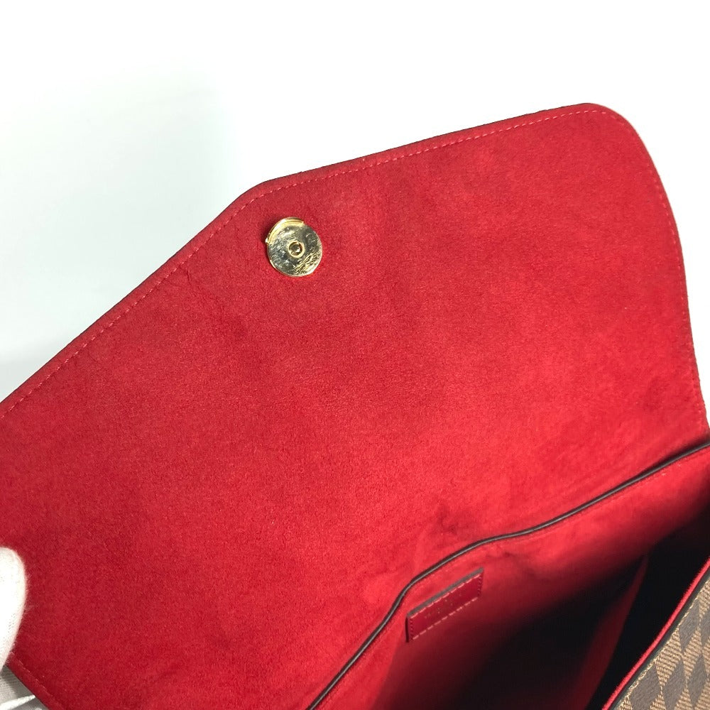 LOUIS VUITTON N40176 ダミエ ボブールスカーレット カバン トートバッグ 2WAYバッグ ショルダーバッグ ハンドバッグ ダミエキャンバス レディース エベヌ ブラウン