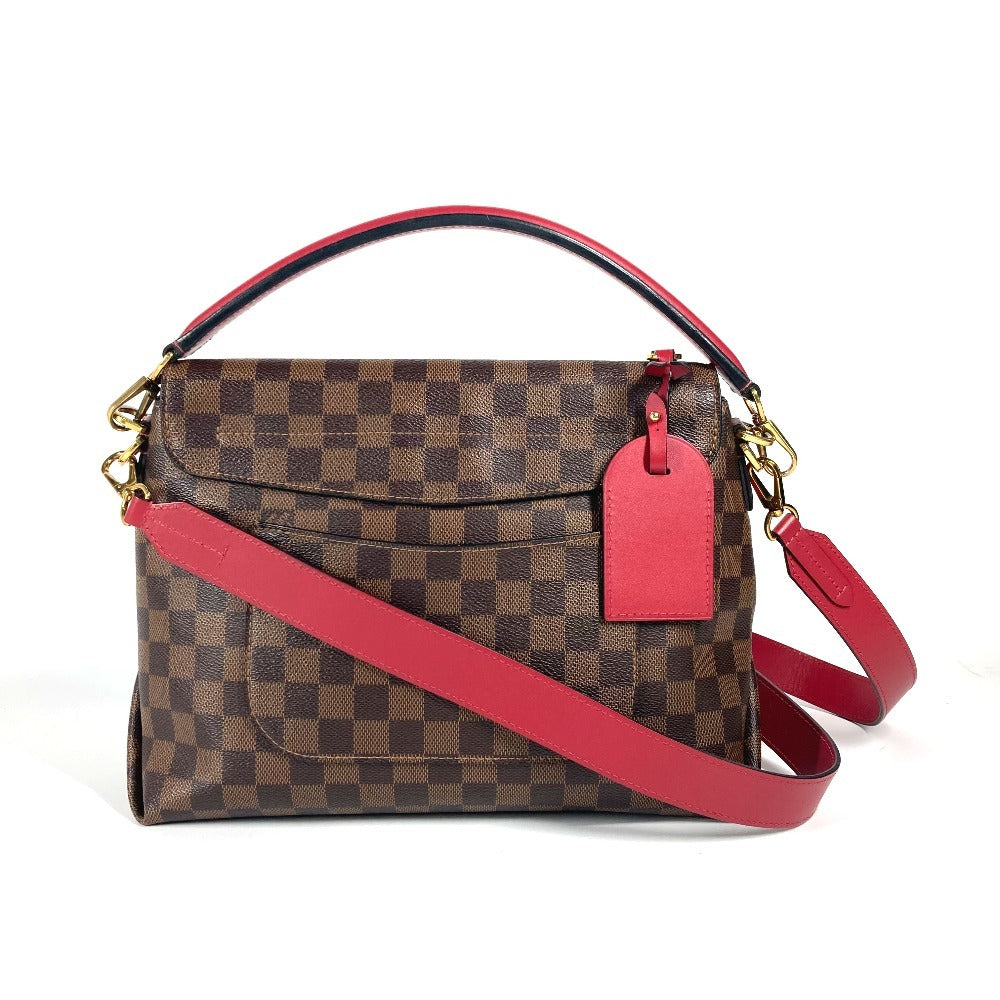 LOUIS VUITTON N40176 ダミエ ボブールスカーレット カバン トートバッグ 2WAYバッグ ショルダーバッグ ハンドバッグ ダミエキャンバス レディース エベヌ ブラウン