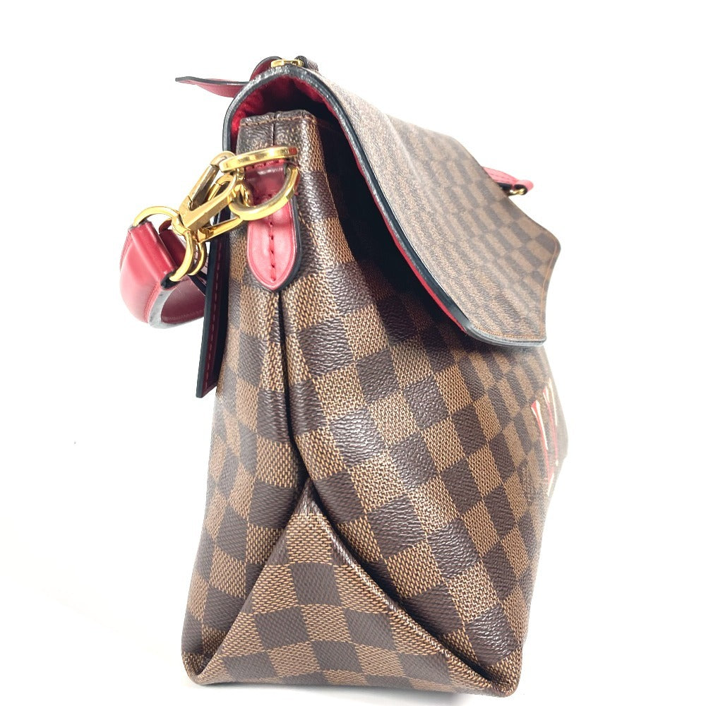 LOUIS VUITTON N40176 ダミエ ボブールスカーレット カバン トートバッグ 2WAYバッグ ショルダーバッグ ハンドバッグ ダミエキャンバス レディース エベヌ ブラウン