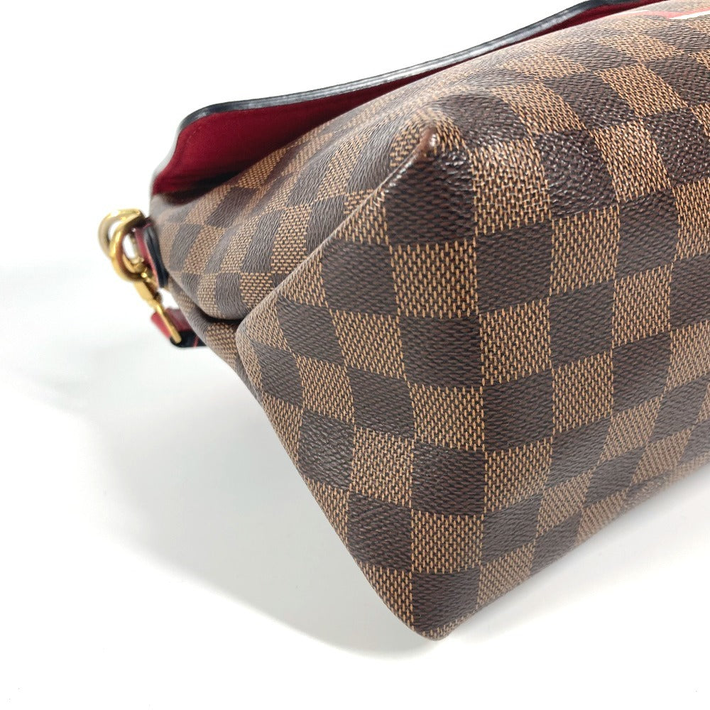 LOUIS VUITTON N40176 ダミエ ボブールスカーレット カバン トートバッグ 2WAYバッグ ショルダーバッグ ハンドバッグ ダミエキャンバス レディース エベヌ ブラウン