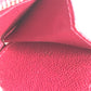 LOUIS VUITTON M60383 Epi zip-around coin purse Wallet Coin Compartment Zip Around coin purse Epi Leather Fuchsia pink Used