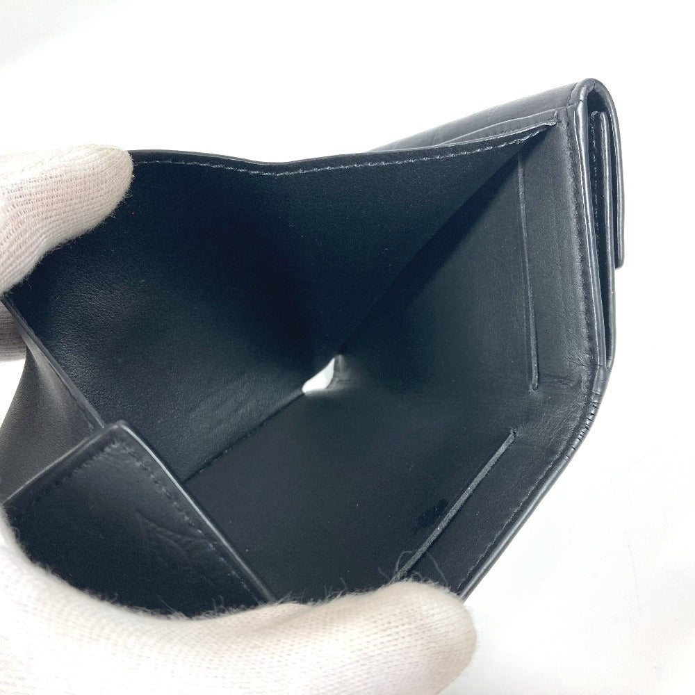 LOUIS VUITTON M67631 Monogram shadow Discovery Compact wallet Trifold wallet Monogram shadow leather Noir Black Used