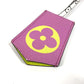 LOUIS VUITTON M67795 Monogram Giant Cloche Kure Bag Charm Key Cover charm Monogram Giant Canvas purple/Yellow x White Used