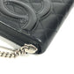 CHANEL A50078 カンボンライン CC ココマーク ロングウォレット ラウンドファスナー 長財布 レザー レディース ブラック