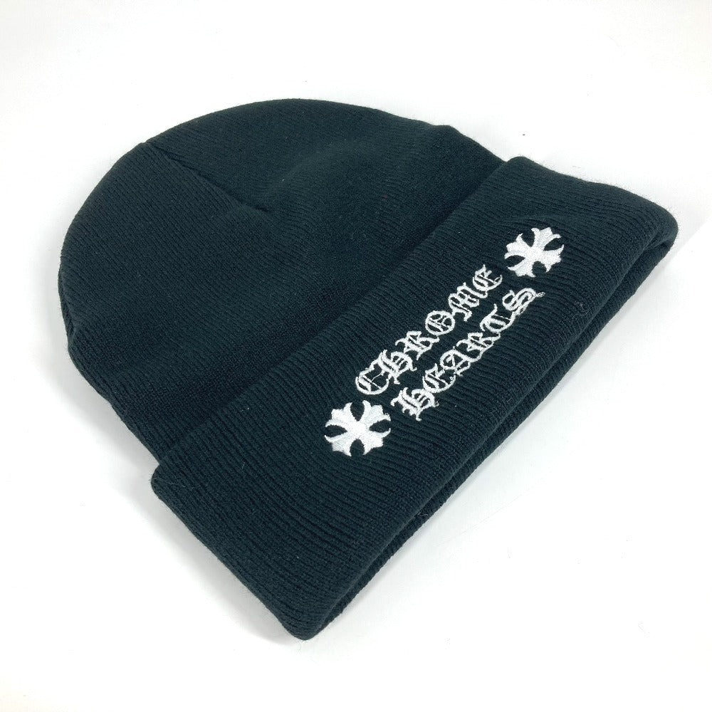CHROME HEARTS Bicolor WATCH CAP beanie hat knit hat knit cap Knit hat acrylic Black/White Used