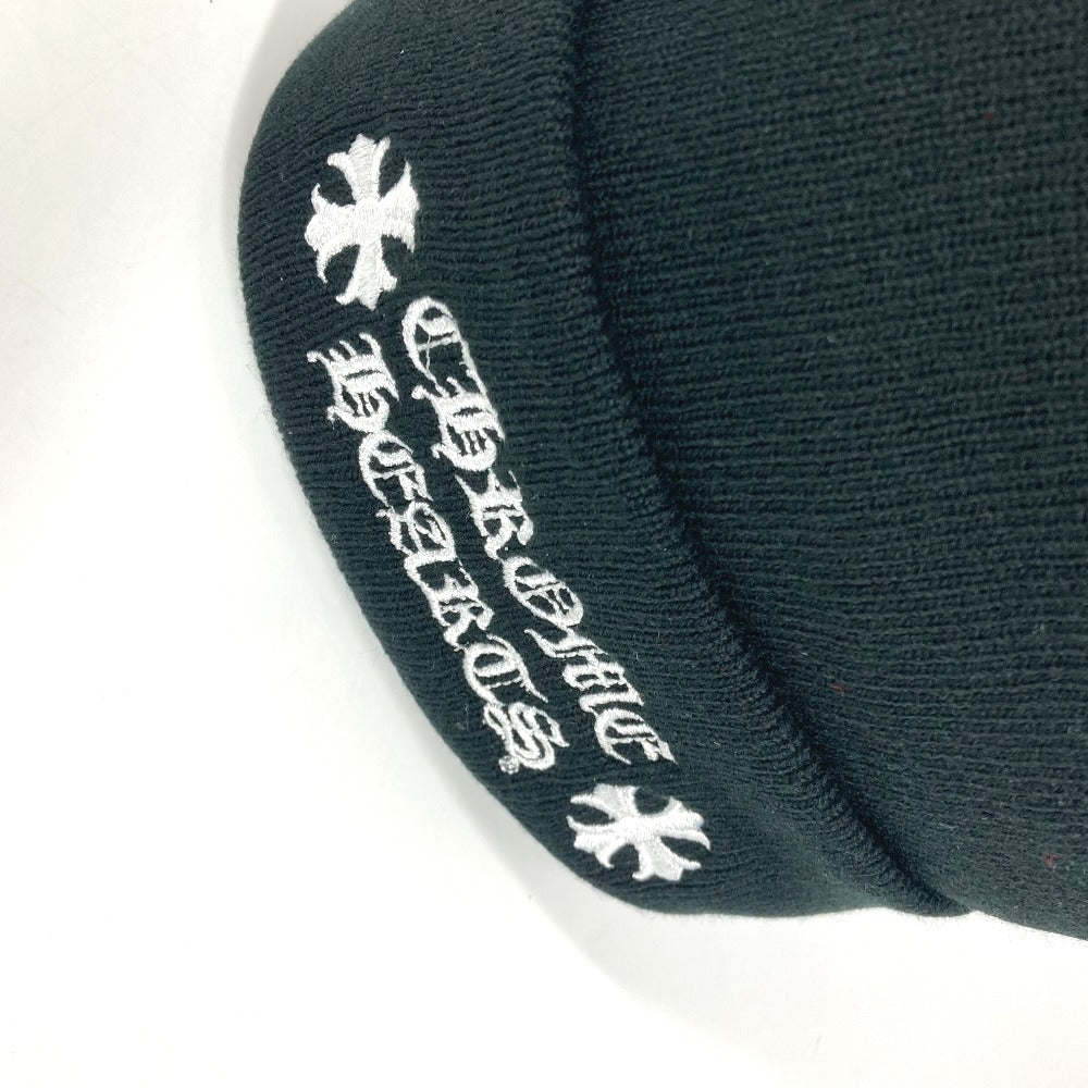 CHROME HEARTS Bicolor WATCH CAP beanie hat knit hat knit cap Knit hat acrylic Black/White Used