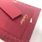 CARTIER ロゴ 写真立て フォトスタンド インテリア フォトフレーム サテン ユニセックス レッド