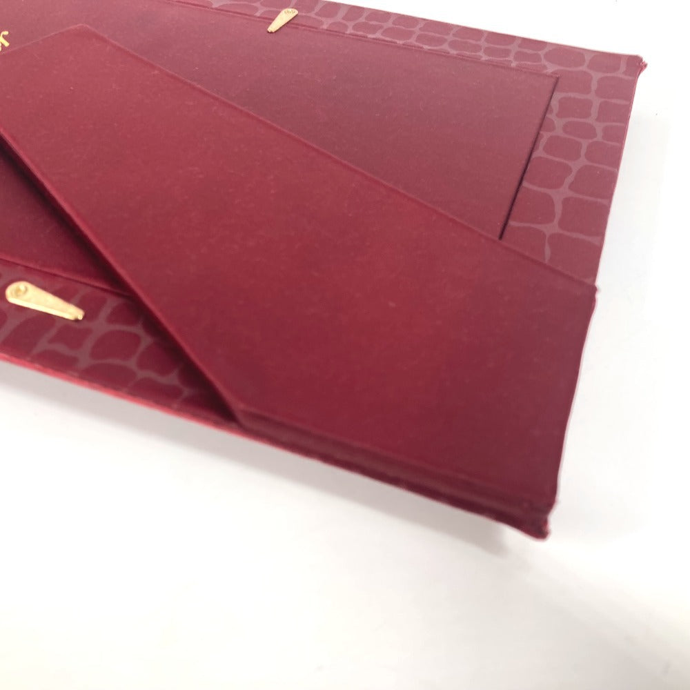 CARTIER ロゴ 写真立て フォトスタンド インテリア フォトフレーム サテン ユニセックス レッド