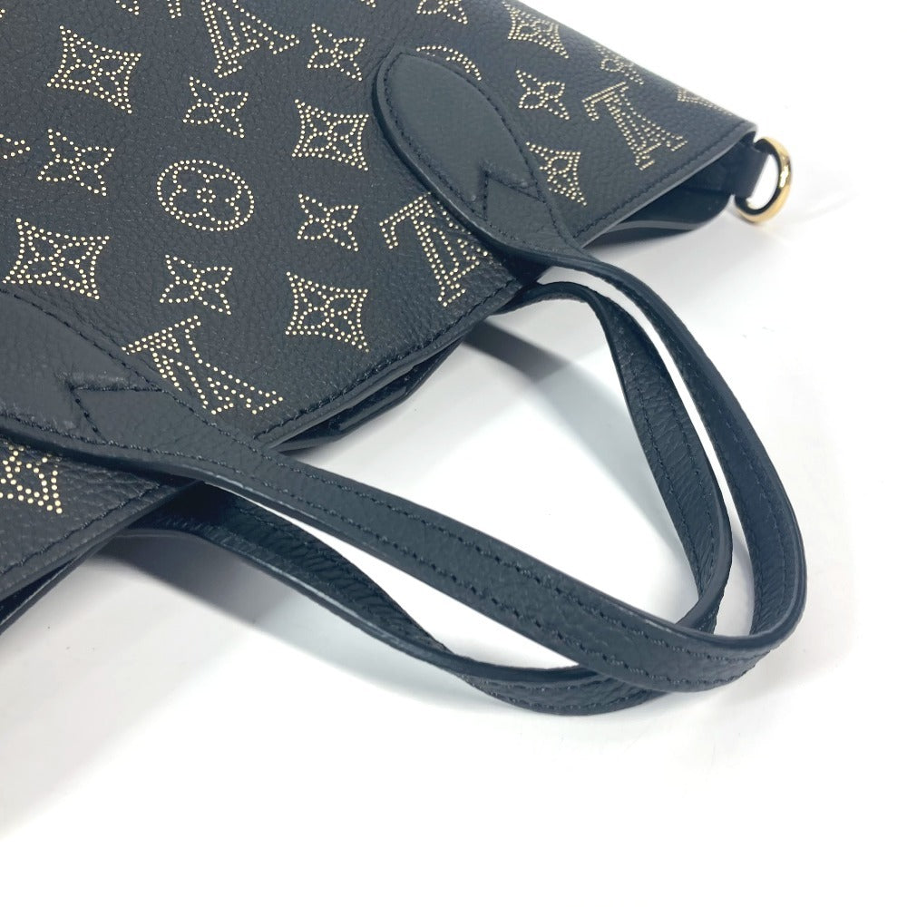 LOUIS VUITTON M23393 MonogramMahina Blossom PM Tote Bag Crossbody Hand Bag Shoulder Bag Monogram Mahina Leather Black/Gold Used