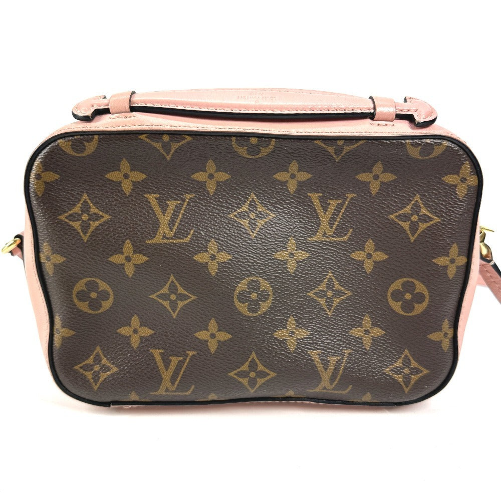 LOUIS VUITTON M44442 モノグラム サントンジュ カバン ポシェット 斜め掛け 2WAYバッグ ハンドバッグ ショルダーバッグ モノグラムキャンバス レディース ローズプードル ピンク