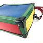 LOUIS VUITTON M55568 Epi Tricolor Soft Trunk Bag, Crossbody Pochette, Box Bag, Shoulder Bag, Epi Leather, Unisex, Blue and Green