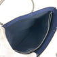 CHANEL Metal Handle Tote Bag Handbag Polyamide Women's Navy
