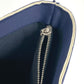 CHANEL Metal Handle Tote Bag Handbag Polyamide Women's Navy