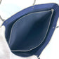 CHANEL Metal Handle Tote Bag Handbag Polyamide Women's Navy