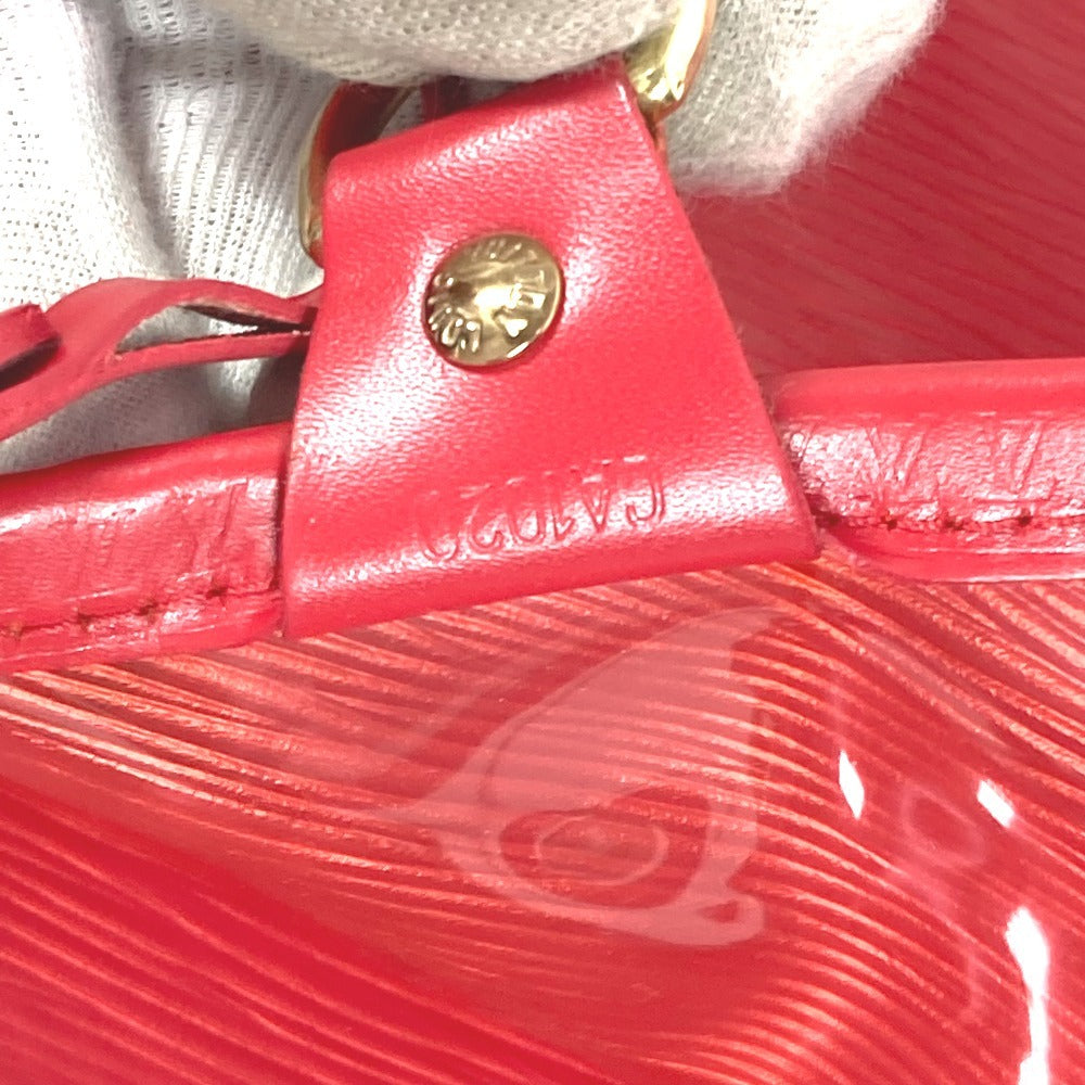LOUIS VUITTON M92152 エピプラージュ バイア ポーチ付き カバン トートバッグ ハンドバッグ ビニール/レザー レディース レッド