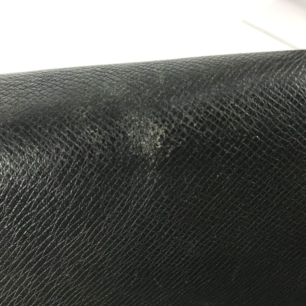 LOUIS VUITTON M32702 Taiga Milo Crossbody Flap Messenger Bag Shoulder Bag in Taiga Leather, Unisex, Ardoise Black