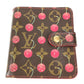 LOUIS VUITTON M95005 モノグラムチェリー 村上隆 コンパクトジップ コンパクトウォレット 2つ折り財布 モノグラムキャンバス ユニセックス ブラウン