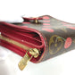 LOUIS VUITTON M95005 モノグラムチェリー 村上隆 コンパクトジップ コンパクトウォレット 2つ折り財布 モノグラムキャンバス ユニセックス ブラウン