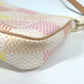 LOUIS VUITTON N40642 ダミエリシャス ポシェット・アクセソワール カバン 斜め掛け 2WAYバッグ ポシェット ショルダーバッグ ダミエキャンバス レディース ピーチ ピンク ピンク