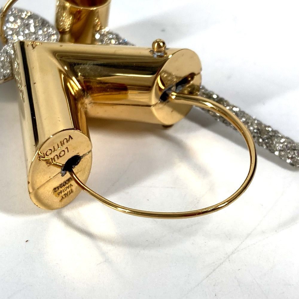 LOUIS VUITTON M00242 シングルピアス エセンシャル V ストラス アクセサリー ラインストーン ピアス メタル ユニセックス ゴールド