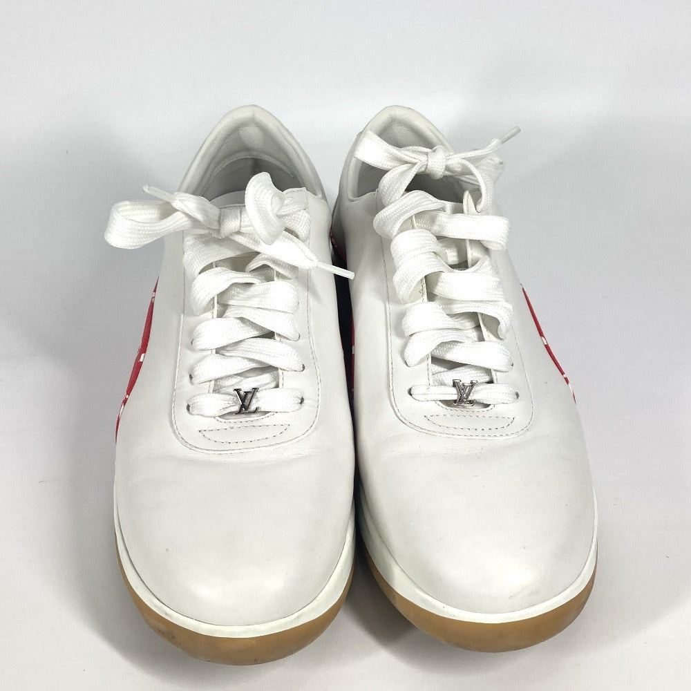 LOUIS VUITTON 1A3EQ5 モノグラム ルイヴィトン×シュプリーム supreme スポーツシューズ スニーカー レザー メンズ ホワイト
