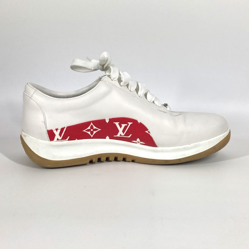LOUIS VUITTON 1A3EQ5 モノグラム ルイヴィトン×シュプリーム supreme スポーツシューズ スニーカー レザー メンズ ホワイト