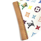 LOUIS VUITTON M58028 モノグラムマルチカラー ベルランゴ コンパクトウォレット 財布 三角 コインケース モノグラムマルチカラーキャンバス ユニセックス ブロン ホワイト