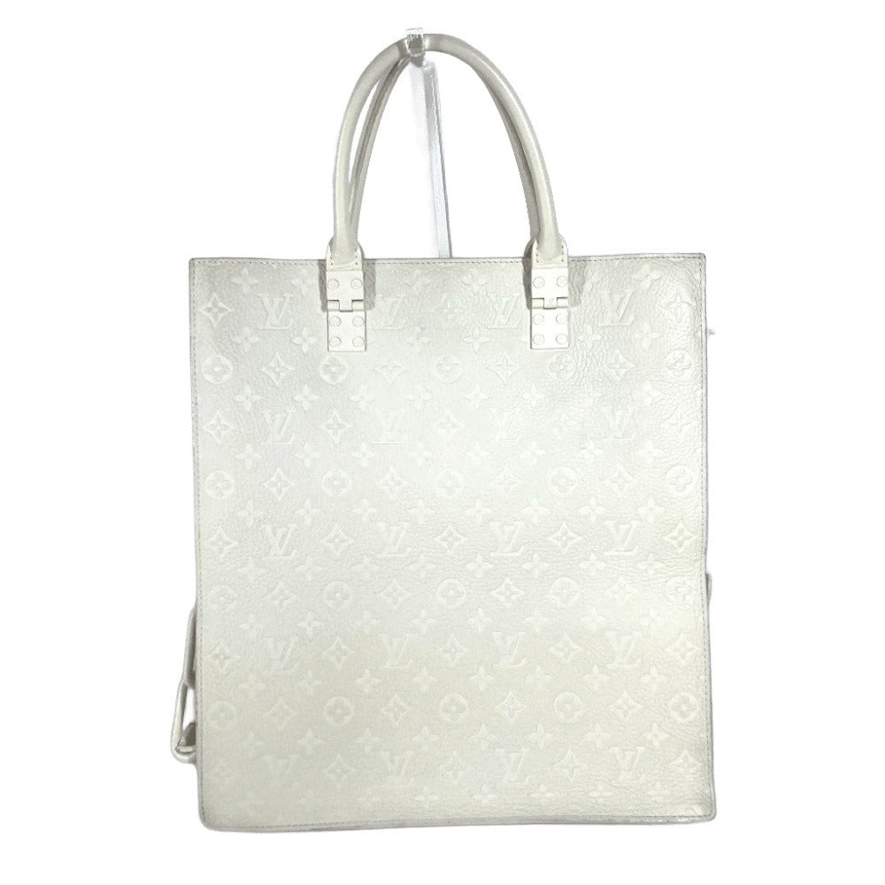 LOUIS VUITTON M53265 モノグラムトリヨン サックプラ ハンドバッグ カバン トートバッグ 2WAYバッグ ショルダーバッグ ハンドバッグ トリヨンレザー ユニセックス ホワイト