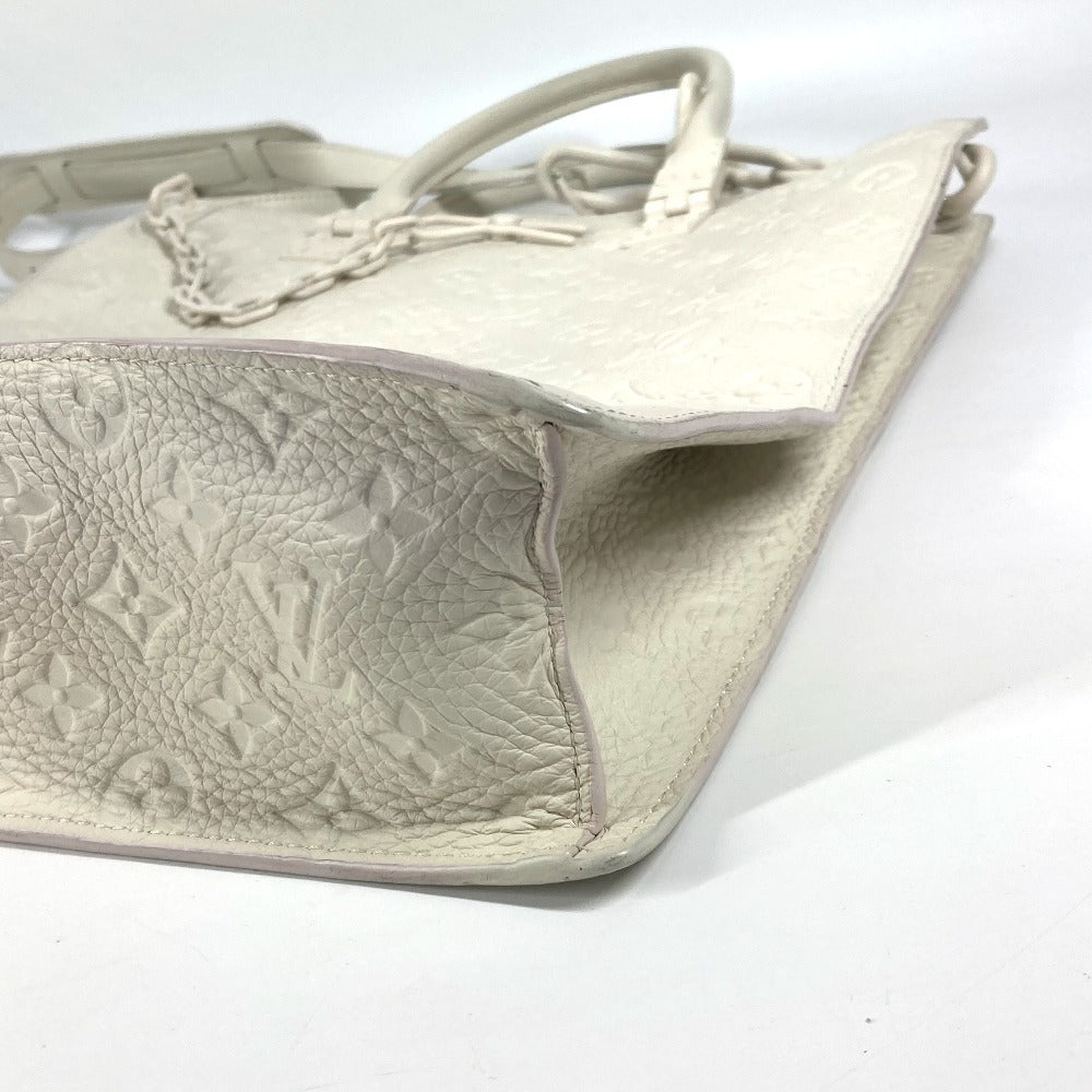 LOUIS VUITTON M53265 モノグラムトリヨン サックプラ ハンドバッグ カバン トートバッグ 2WAYバッグ ショルダーバッグ ハンドバッグ トリヨンレザー ユニセックス ホワイト