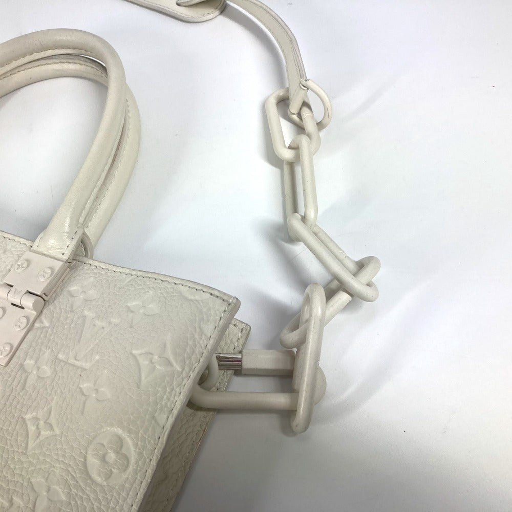 LOUIS VUITTON M53265 モノグラムトリヨン サックプラ ハンドバッグ カバン トートバッグ 2WAYバッグ ショルダーバッグ ハンドバッグ トリヨンレザー ユニセックス ホワイト