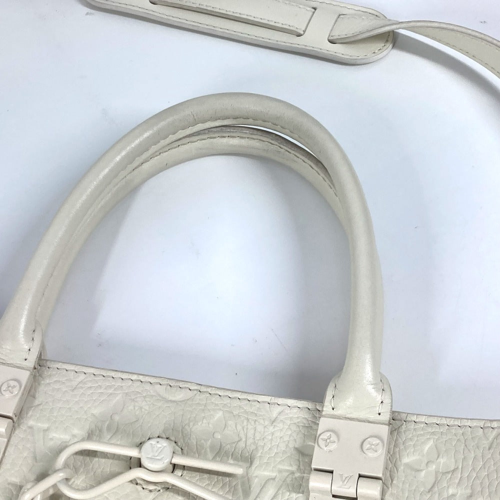 LOUIS VUITTON M53265 モノグラムトリヨン サックプラ ハンドバッグ カバン トートバッグ 2WAYバッグ ショルダーバッグ ハンドバッグ トリヨンレザー ユニセックス ホワイト