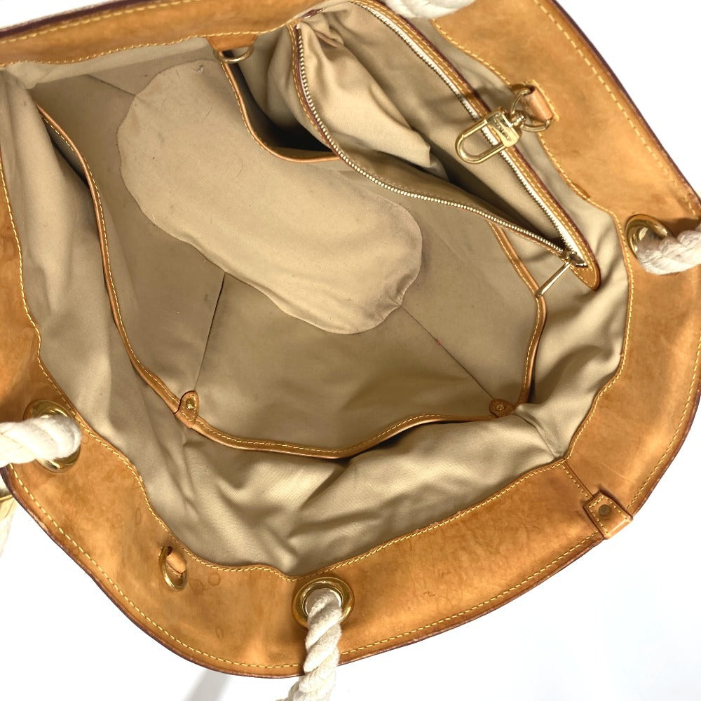 LOUIS VUITTON N48056 ダミエアズール ポンプロンGM カバン 肩掛け トートバッグ ロープハンドル ショルダーバッグ ダミエアズールキャンバス レディース ホワイト
