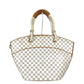LOUIS VUITTON N48056 ダミエアズール ポンプロンGM カバン 肩掛け トートバッグ ロープハンドル ショルダーバッグ ダミエアズールキャンバス レディース ホワイト