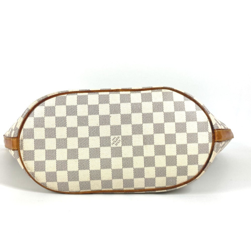 LOUIS VUITTON N48056 ダミエアズール ポンプロンGM カバン 肩掛け トートバッグ ロープハンドル ショルダーバッグ ダミエアズールキャンバス レディース ホワイト