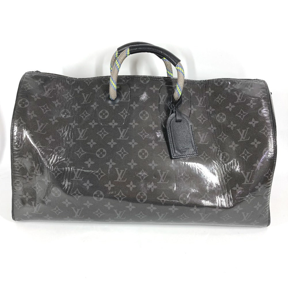 LOUIS VUITTON M43901 モノグラム エクリプス グレーズ 伊勢丹限定 キーポル・バンドリエール 50 2WAYバッグ カバン 旅行バッグ ショルダーバッグ トラベルバッグ ボストンバッグ キャンバス ユニセックス ブラック