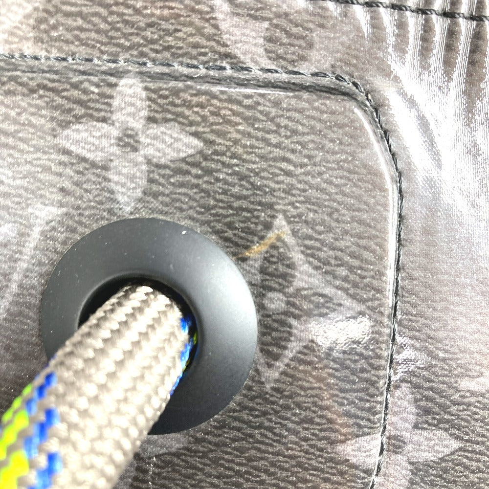 LOUIS VUITTON M43901 モノグラム エクリプス グレーズ 伊勢丹限定 キーポル・バンドリエール 50 2WAYバッグ カバン 旅行バッグ ショルダーバッグ トラベルバッグ ボストンバッグ キャンバス ユニセックス ブラック