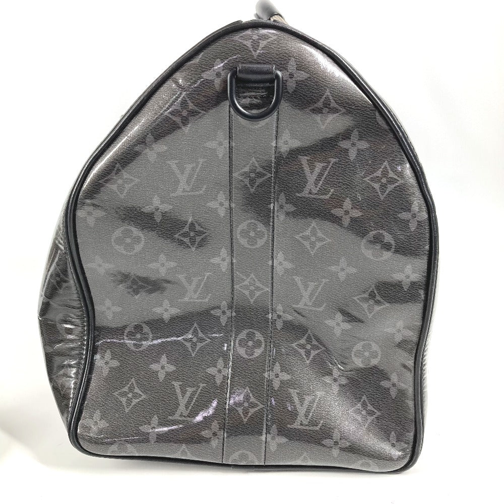 LOUIS VUITTON M43901 モノグラム エクリプス グレーズ 伊勢丹限定 キーポル・バンドリエール 50 2WAYバッグ カバン 旅行バッグ ショルダーバッグ トラベルバッグ ボストンバッグ キャンバス ユニセックス ブラック